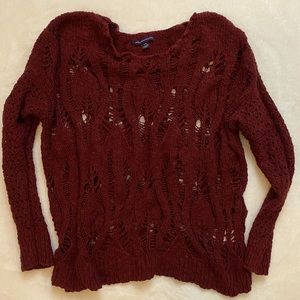 Crocheted sweater
